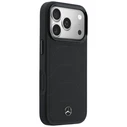 Mercedes Leather Mesh with Bow Line MagSafe Apple iPhone 17 Pro black