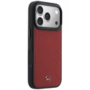 Mercedes Leather Mesh with Bow Line MagSafe Apple iPhone 17 Pro Max red