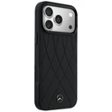 Mercedes Leather with Crossed Lines MagSafe Apple iPhone 17 Pro black