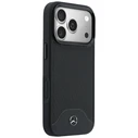 Mercedes Leather Wood Effect and Curve MagSafe Apple iPhone 17 Pro Max black
