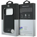 Mercedes Leather Wood Effect and Curve MagSafe Apple iPhone 17 Pro Max black