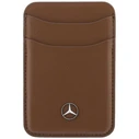 Mercedes Leather magnetic wallet camel