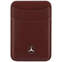Mercedes Leather Magnetic Wallet red