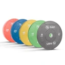 Δίσκος Color Bumper Plate Slim 25 kg – Κόκκινο - AMILA
