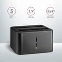 Docking Station Axagon Adsa-D25, Usb 3. 2 Gen 1 2xsata 6g 2.5in