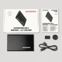 Θήκη Σκληρού Δίσκου Axagon Ee25-A6c Usb-C 3 .2 Gen 1 Sata 6g 2.5inc