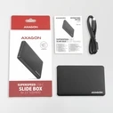 Θήκη Σκληρού Δίσκου Axagon External Slide Box Ee25-Slc Usb-C 3.2 Gen1 - Sata 6g 2.5inch Black