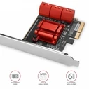 Κάρτα PCIe Controller 6x Internal Sata 6g Port + Lp Pces-Sa6