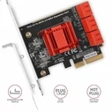 Κάρτα PCIe Controller 6x Internal Sata 6g Port + Lp Pces-Sa6