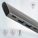 USB Hub Axagon Hmc-4g2 2x Usb-A + 2x Usb-C, Usb-C 3.2 Gen 2 10gbps, 13cm Usb-C 