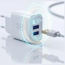 3MK FlowPower Wall Charger 2xUSB-A 10W 2.4A white