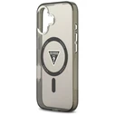 Guess IML Gradient Triangle Logo MagSafe Apple iPhone 17 black