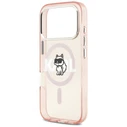 Karl Lagerfeld IML Choupette Sketch Logo MagSafe Apple iPhone 17 Pro pink