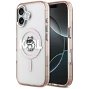 Karl Lagerfeld IML Choupette Sketch Logo MagSafe Apple iPhone 17 pink