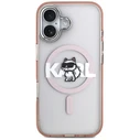 Karl Lagerfeld IML Choupette Sketch Logo MagSafe Apple iPhone 17 pink