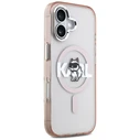 Karl Lagerfeld IML Choupette Sketch Logo MagSafe Apple iPhone 17 pink