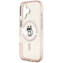 Karl Lagerfeld IML Choupette Sketch Logo MagSafe Apple iPhone 17 pink