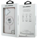 Karl Lagerfeld IML Choupette Sketch Logo MagSafe Apple iPhone 17 pink