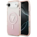 Guess IML Gradient Triangle Logo MagSafe Apple iPhone Air pink