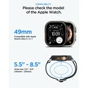 Spigen Lite Fit Pro & Tempered Glass Apple Watch Ultra 1 / 2 / 3 49mm Matte Black