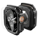 Spigen Rugged Armor & Tempered Glass Apple Watch Ultra 1 / 2 / 3 49mm Matte Black