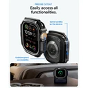 Spigen Rugged Armor & Tempered Glass Apple Watch Ultra 1 / 2 / 3 49mm Matte Black