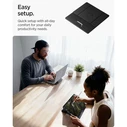 Spigen LD201-S8 Slimfold Laptop & Tablet Stand Space Grey