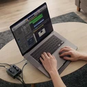 Spigen LD201-S8 Slimfold Laptop & Tablet Stand Space Grey
