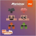 Τουβλάκια Blocks Waffle Mini Marioinex Garbage Truck 14 Pcs