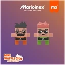 Τουβλάκια Blocks Waffle Mini Marioinex Garbage Truck 14 Pcs
