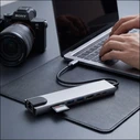 Tech-Protect HB09 Hub Adapter 8in1 USB-C / 2xUSB-A 3.0, USB-C 3.0, USB-C PD 100W, HDMI 4K 60Hz, SD/TF, RJ45 1000Mb/s Space Grey