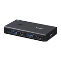 UGREEN AK502 Hub Switch 2xUSB-A, USB-C, HDMI