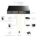 Network Switch Cudy Fs1018ps1 16xfe Poe+ 200w 1xsfp