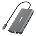 USB Hub Unitek 8-In-1 Usb-C 3.1; Pd 100w; D1019b
