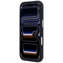 Mercedes Leather Semi Wrap Wood Effect MagSafe Apple iPhone 17 Pro Max black