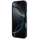 Mercedes Leather Semi Wrap Wood Effect MagSafe Apple iPhone 17 Pro Max navy blue