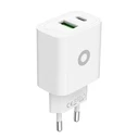 Φορτιστής Τοίχου Mobile Origin PD20W MO12 λευκό (1x USB-A + 1x USB-C)