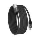 Mobile Origin Μαγνητικό Καλώδιο USB-A σε USB-C 1 m Μαύρο
