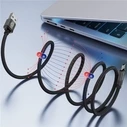 Mobile Origin Μαγνητικό Καλώδιο USB-A σε USB-C 1 m Μαύρο