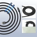Mobile Origin Μαγνητικό Καλώδιο USB-A σε USB-C 1 m Μαύρο