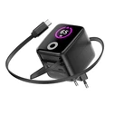 Φορτιστής Mobile Origin 65W GaN PW3 με καλώδιο USB-C 65cm + USB-A