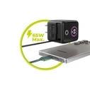 Φορτιστής Mobile Origin 65W GaN PW3 με καλώδιο USB-C 65cm + USB-A