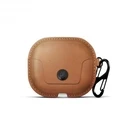 Twelve South AirSnap Leather Case for Apple AirPods 3rd Gen (cognac)