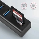 USB Hub Axagon Hma-Cr3a 3x Usb-A Sd/Microsd Metal