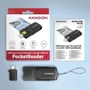 Card Reader Axagon Cre-Smp2a + Sd/Microsd/Sim