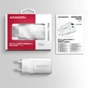 Φορτιστής Πρίζας Axagon Axagon Acu-Pq30w Pd&Qc 30w White