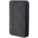 Powerbank Guess GUPB5LP4GEGK 5000mAh 15W 4G Leather Metal Logo black