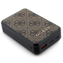 Powerbank Guess GUPB10DP4GEGW 10000mAh 18W 4G Leather Metal Logo brown