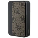 Powerbank Guess GUPB10DP4GEGW 10000mAh 18W 4G Leather Metal Logo brown