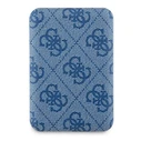 Induction Powerbank Guess GUPB5FP4EMGB 5000mAh 15W 4G Leather Metal Logo MagSafe blue